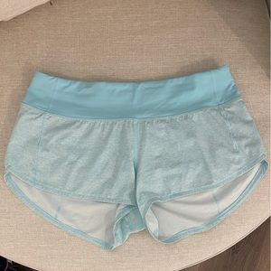 Lululemon Speed Up 2.5” low rise - Heather Lux Multi Icing Blue